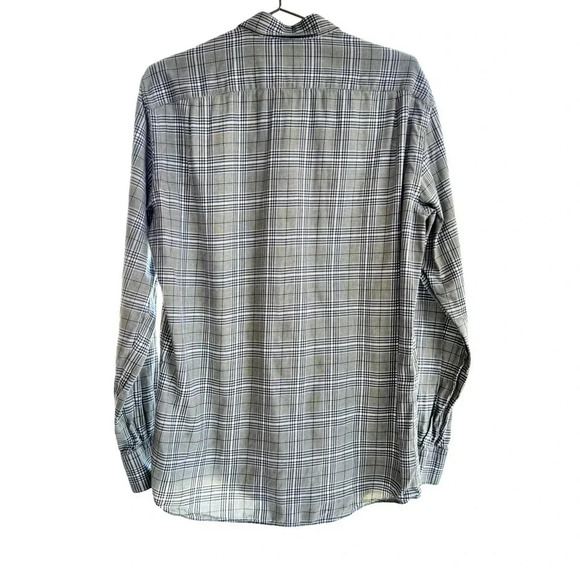 Ermenegildo Zegna Striped Classic Plaid Dress Shirt Large - Picture 2 of 9